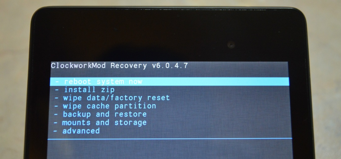 Clockworkmod recovery